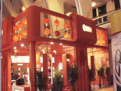 食品會展搭建,北京馬大姐食品展台制作(zuò)